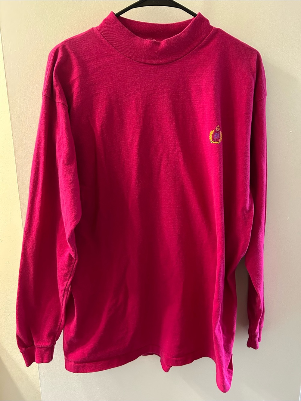 Bugle Boy Hot Pink Crewneck Tee